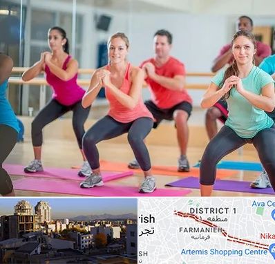 باشگاه ایروبیک بانوان در فرمانیه 