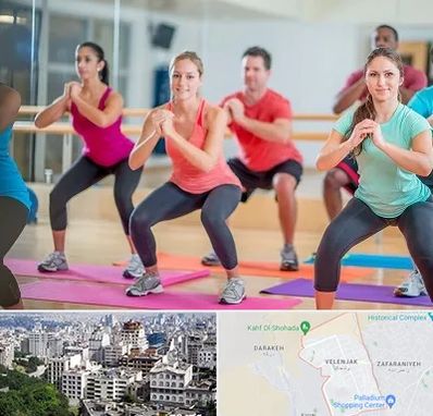 باشگاه ایروبیک بانوان در ولنجک 