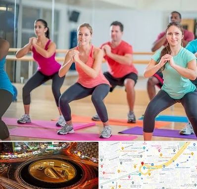 باشگاه ایروبیک بانوان در میدان ولیعصر 