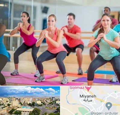 باشگاه ایروبیک بانوان در میانه