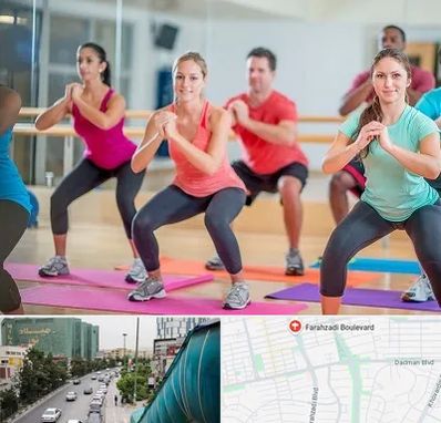 باشگاه ایروبیک بانوان در بلوار فرحزادی