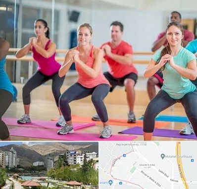 باشگاه ایروبیک بانوان در شهر زیبا 