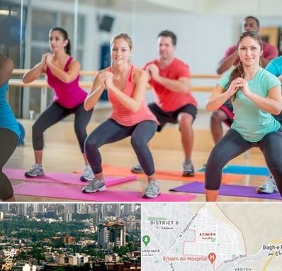 باشگاه ایروبیک بانوان در عظیمیه کرج 