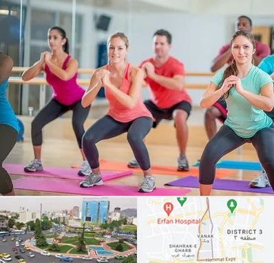 باشگاه ایروبیک بانوان در ونک 