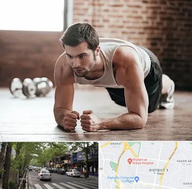 باشگاه ایروبیک آقایان در ظفر 