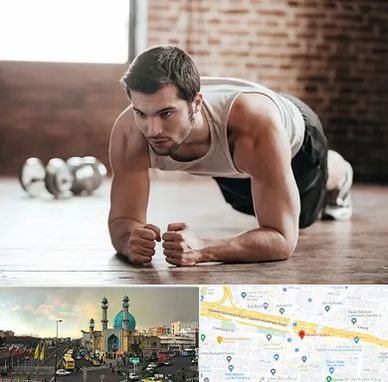 باشگاه ایروبیک آقایان در رسالت 