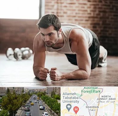 باشگاه ایروبیک آقایان در شهران 