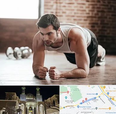 باشگاه ایروبیک آقایان در زرگری شیراز