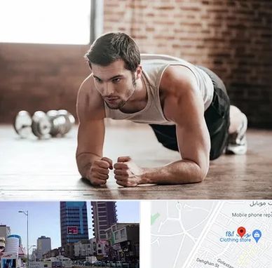 باشگاه ایروبیک آقایان در چهارراه طالقانی کرج