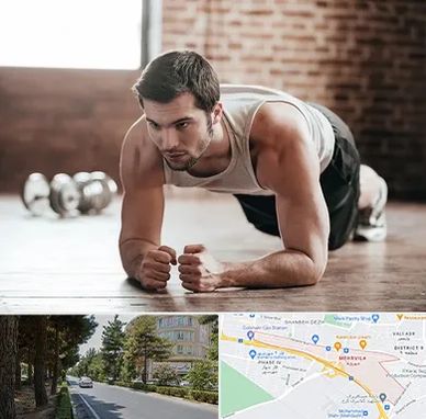 باشگاه ایروبیک آقایان در مهرویلا کرج