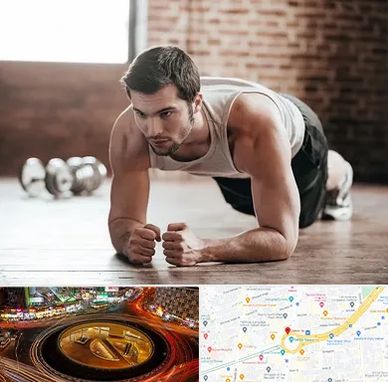 باشگاه ایروبیک آقایان در میدان ولیعصر 