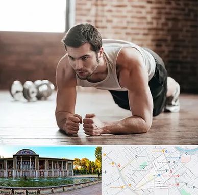 باشگاه ایروبیک آقایان در عفیف آباد شیراز