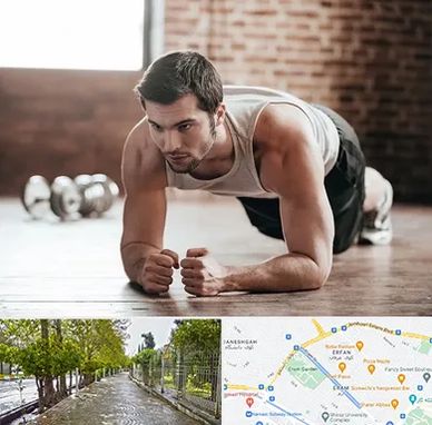 باشگاه ایروبیک آقایان در خیابان ارم شیراز