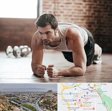 باشگاه ایروبیک آقایان در معالی آباد شیراز