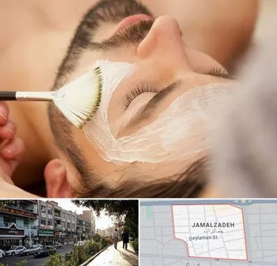 فیشیال صورت آقایان در خیابان جمالزاده