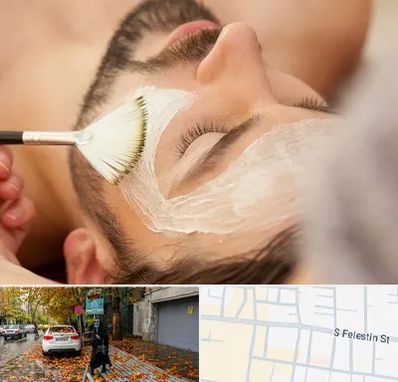 فیشیال صورت آقایان در خیابان فلسطین