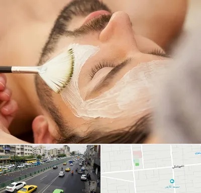 فیشیال صورت آقایان در خیابان دامپزشکی