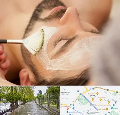 فیشیال صورت آقایان در خیابان ارم شیراز