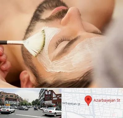 فیشیال صورت آقایان در خیابان آذربایجان