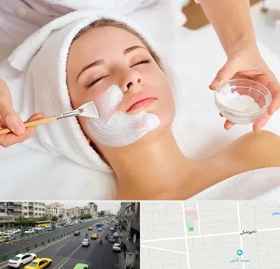 فیشیال پوست در خیابان دامپزشکی