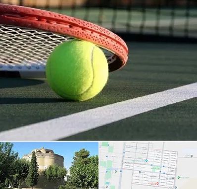 زمین تنیس در مرداویج اصفهان