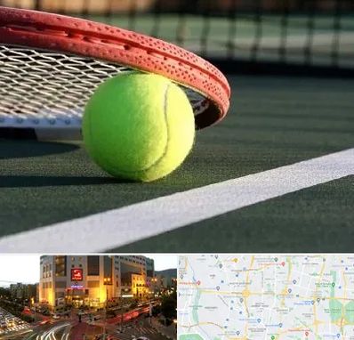 زمین تنیس در جنت آباد تهران