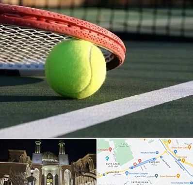 زمین تنیس در زرگری شیراز