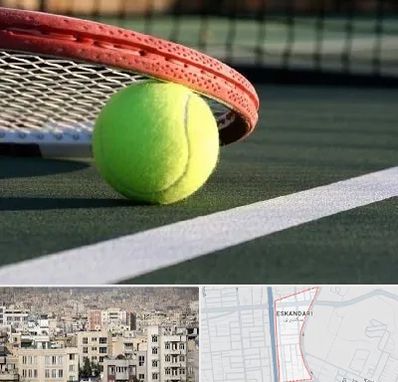 زمین تنیس در اسکندری