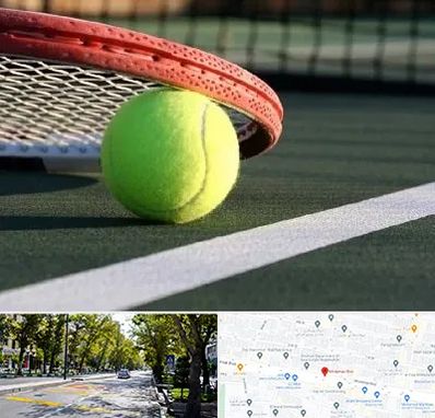 زمین تنیس در میرداماد