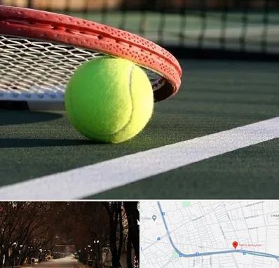 زمین تنیس در ابوریحان تبریز