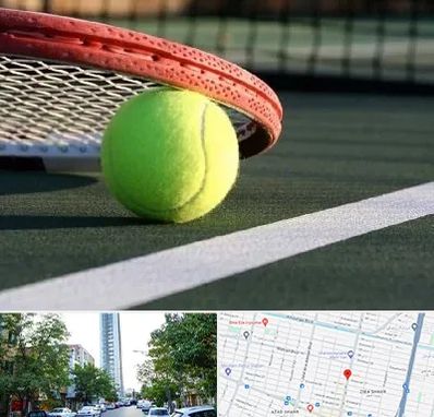 زمین تنیس در امامت مشهد