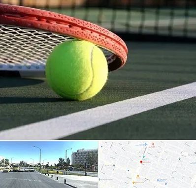 زمین تنیس در بلوار کلاهدوز مشهد