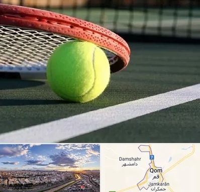 زمین تنیس در قم