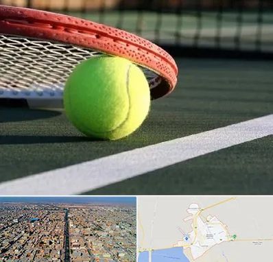 زمین تنیس در بندر ماهشهر