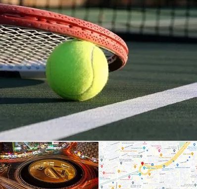 زمین تنیس در میدان ولیعصر