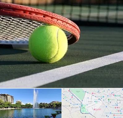 زمین تنیس در کوهسنگی مشهد