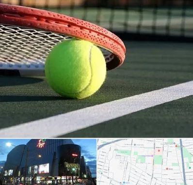 زمین تنیس در بلوار اباذر