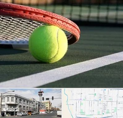 زمین تنیس در 17شهریور