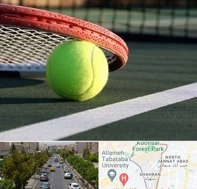 زمین تنیس در شهران