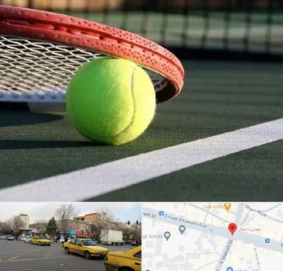 زمین تنیس در شهناز تبریز
