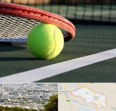 زمین تنیس در یاسوج