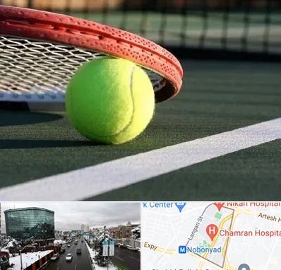زمین تنیس در اقدسیه