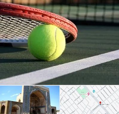 زمین تنیس در مصلی مشهد