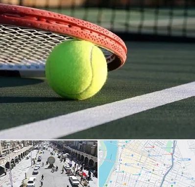 زمین تنیس در نادری اهواز