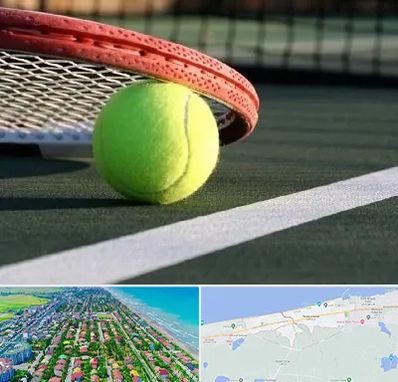 زمین تنیس در فریدونکنار