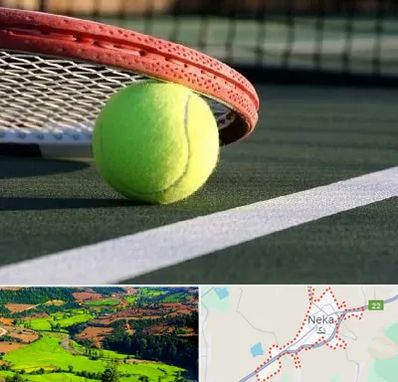 زمین تنیس در نکا