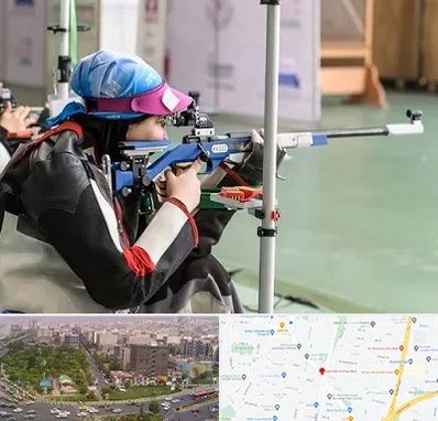 باشگاه تیراندازی بانوان در آیت الله کاشانی 