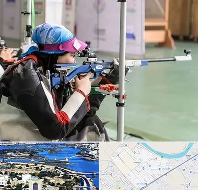 باشگاه تیراندازی بانوان در کوروش اهواز