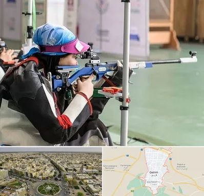 باشگاه تیراندازی بانوان در قزوین