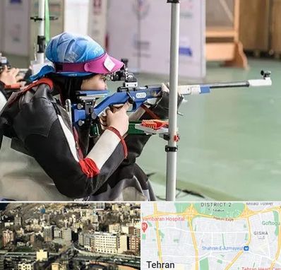 باشگاه تیراندازی بانوان در مرزداران 